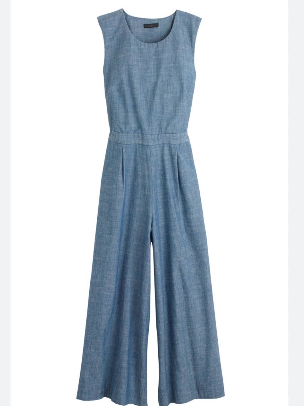 J. Crew Light Blue Chambray Shift Top